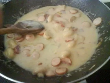 Rezept: Brunchige Pasta mit Pilzen und Kürbiskernen á la moi Bild Nr. 4 Brunchige Pasta mit Pilzen und Kürbiskernen á la moi - Rezept - Bild Nr. 4