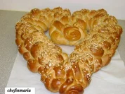 Brioch-Herz (Striezl) - Rezept