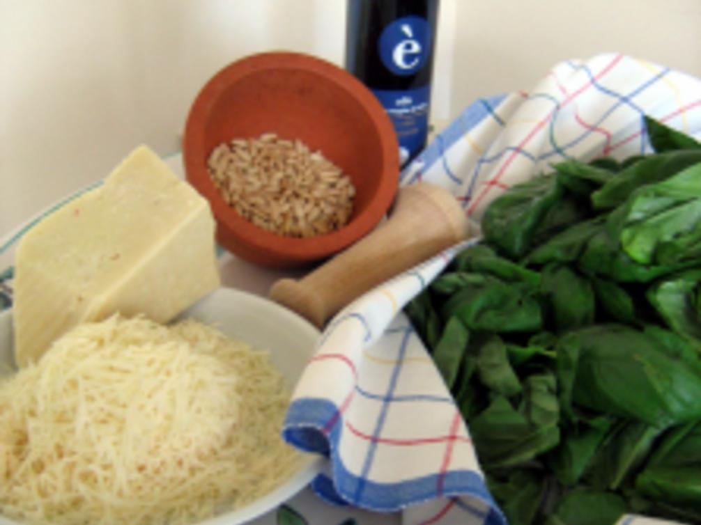 Pesto Genovese original italienisch grün Rezept kochbar.de