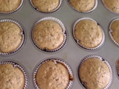 Rezept: Haferflocken-Schoko-Muffins Haferflocken-Schoko-Muffins - Rezept