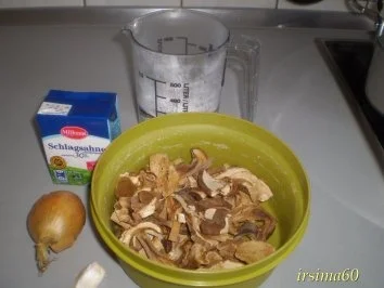 Steinpilzsoße an Spaghetti - Rezept - Bild Nr. 2