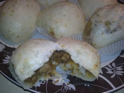 Gedämpfte Brötchen mit Füllung - Rezept - Bild Nr. 8