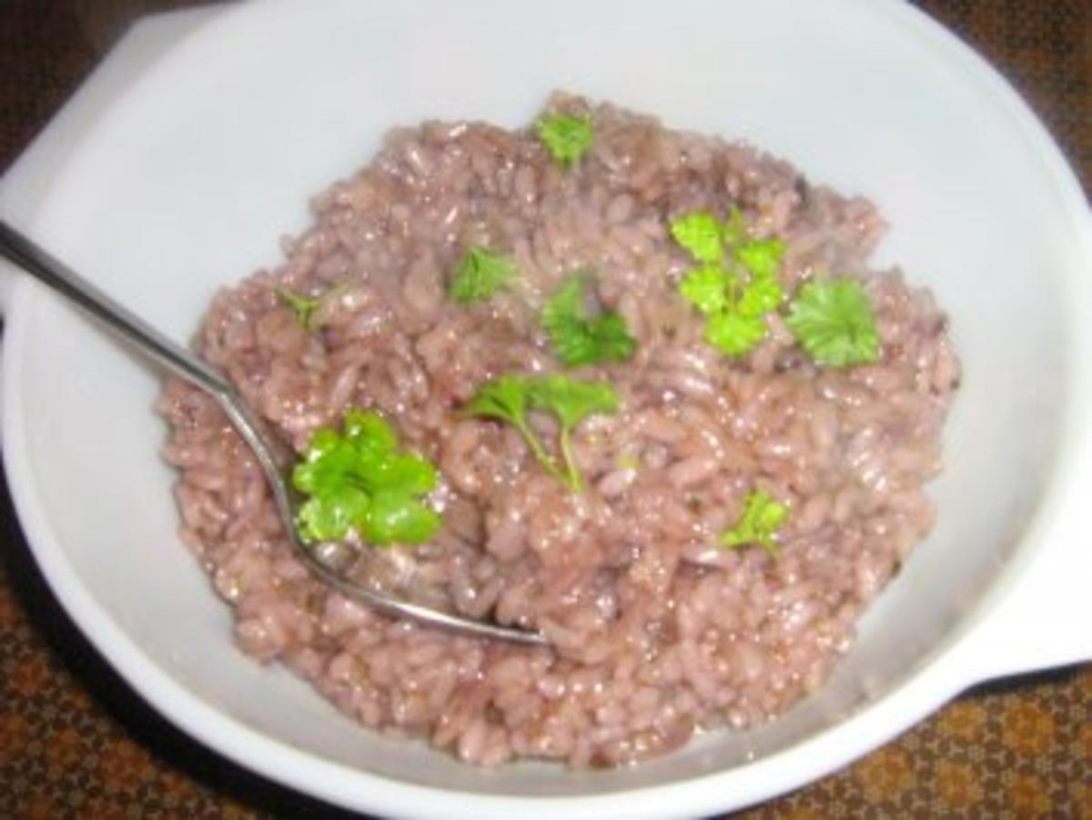 Rotwein - Risotto - Rezept