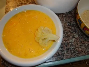 Blumenkohl paniert mit Kartoffelpüree - Rezept - Bild Nr. 5