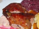 Glasierte Putenkeulen in Rotweinsoße - Rezept - Bild Nr. 2