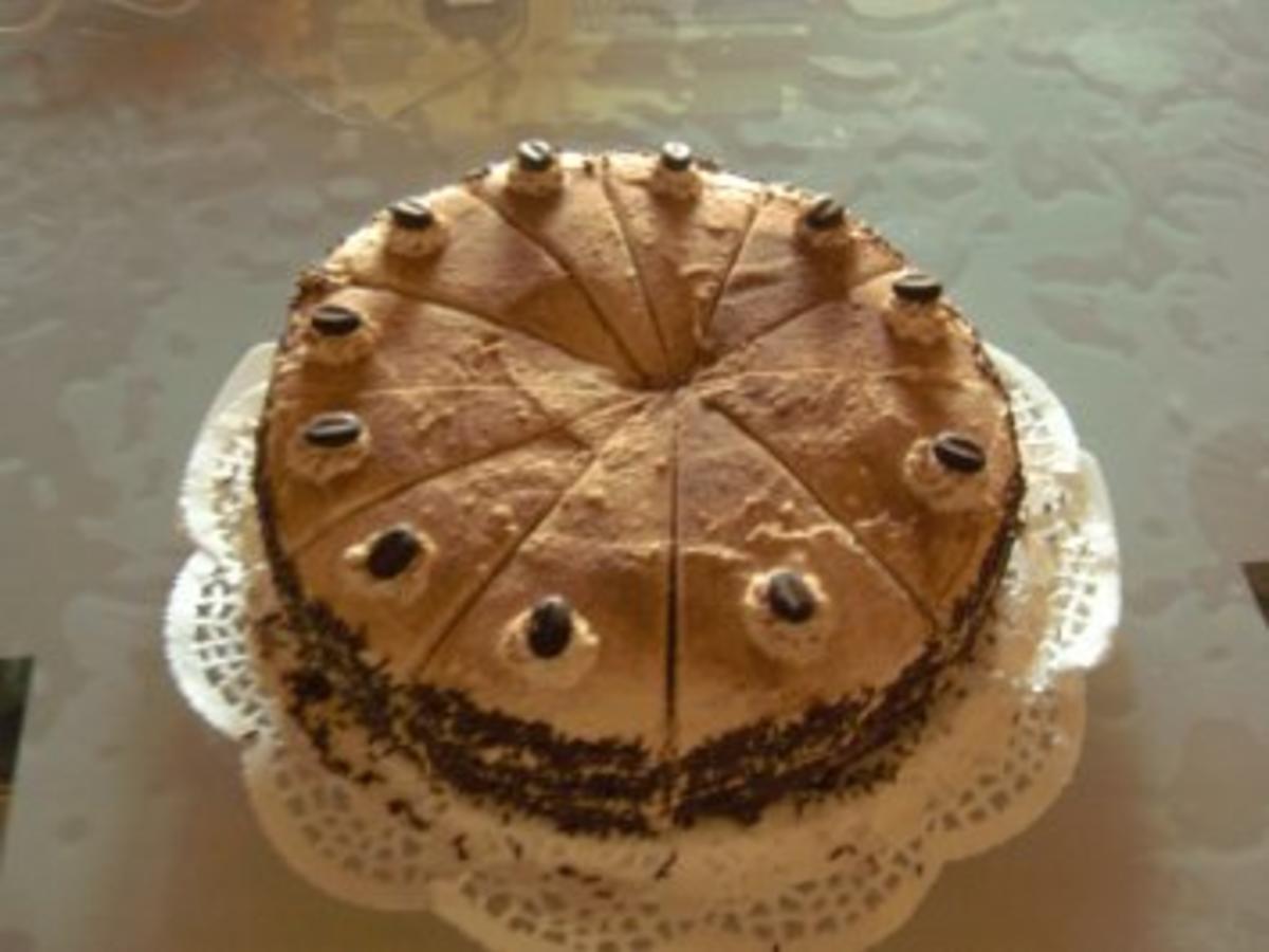 Mokka Torte - einfach - 123 kcal/100g