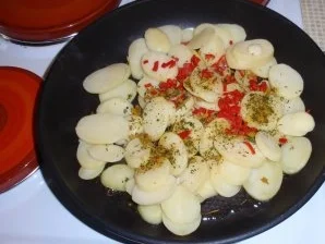 Rezept: Bratkartoffeln mit Schinken und Peperoni Bild Nr. 3 Bratkartoffeln mit Schinken und Peperoni - Rezept - Bild Nr. 3