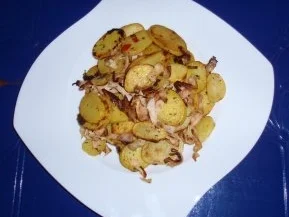 Rezept: Bratkartoffeln mit Schinken und Peperoni Bild Nr. 6 Bratkartoffeln mit Schinken und Peperoni - Rezept - Bild Nr. 6