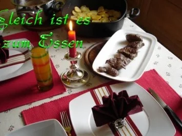 Straussensteaks mit Cranberrys und Orangen - Rezept - Bild Nr. 2