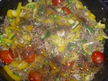 Rezept: Reispfanne mit Hack Bild Nr. 5 Reispfanne mit Hack - Rezept - Bild Nr. 5