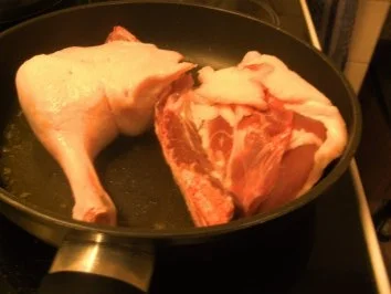 Entenkeulchen  in Hagebutten- Rotweinsoße - Rezept - Bild Nr. 2