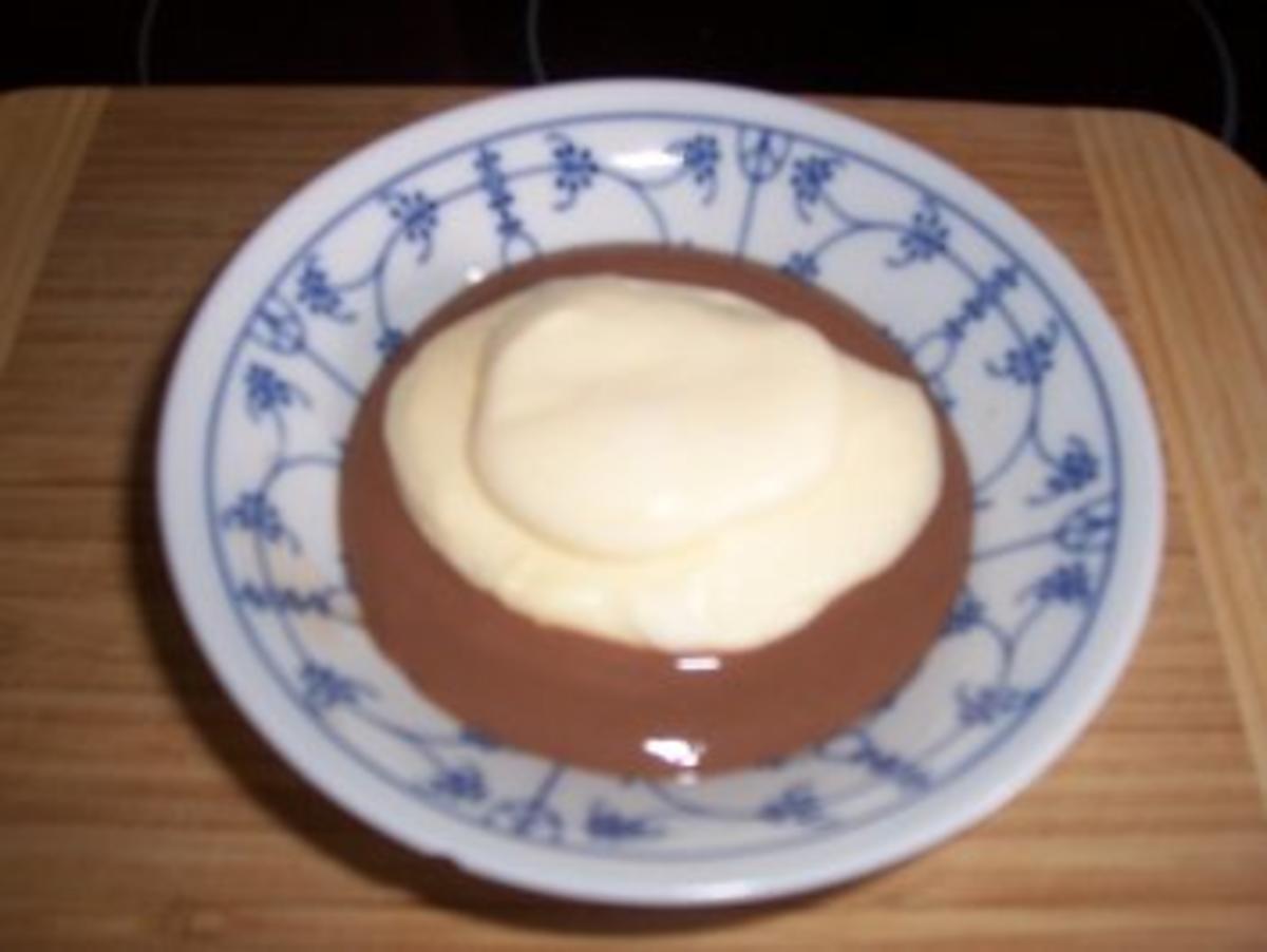 Dessert...Eierlikör Mousse mit Schokoladen Soße - Rezept - Bild Nr. 5