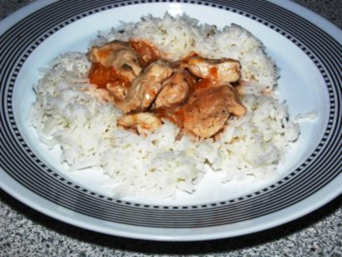 Hähnchencurry mit Reis - Rezept - Bild Nr. 4