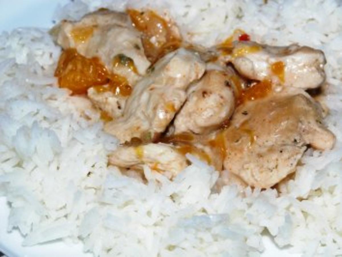 Hähnchencurry mit Reis - Rezept