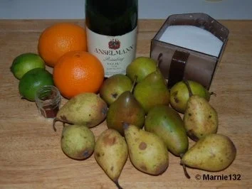 Birnen in Weißwein-Orangensud - Rezept - Bild Nr. 2