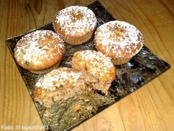 Rezept: Weihnachtsmuffins mit Orangenbutter Weihnachtsmuffins mit Orangenbutter - Rezept