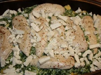 Rezept: Hähnchenfilet auf Tortellini-Spinatbett Bild Nr. 3 Hähnchenfilet auf Tortellini-Spinatbett - Rezept - Bild Nr. 3