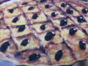 Bauern Zwiebel Tarte  -  sehr gut mit einem Salat- sehr leicht zu backen - Rezept