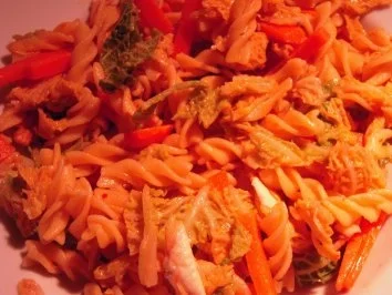 Rezept: Winterliche Pasta mit Wirsing, Walnüssen und Ziegenkäse Bild Nr. 2 Winterliche Pasta mit Wirsing, Walnüssen und Ziegenkäse - Rezept - Bild Nr. 2