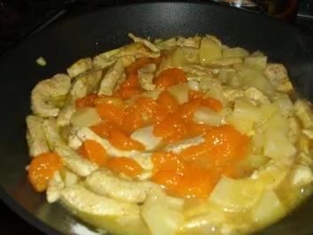 Rezept: Resteverwertung- Pute trifft Obst Bild Nr. 3 Resteverwertung- Pute trifft Obst - Rezept - Bild Nr. 3