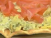 Rezept: Kartoffel-Lachs-Pizza Kartoffel-Lachs-Pizza - Rezept
