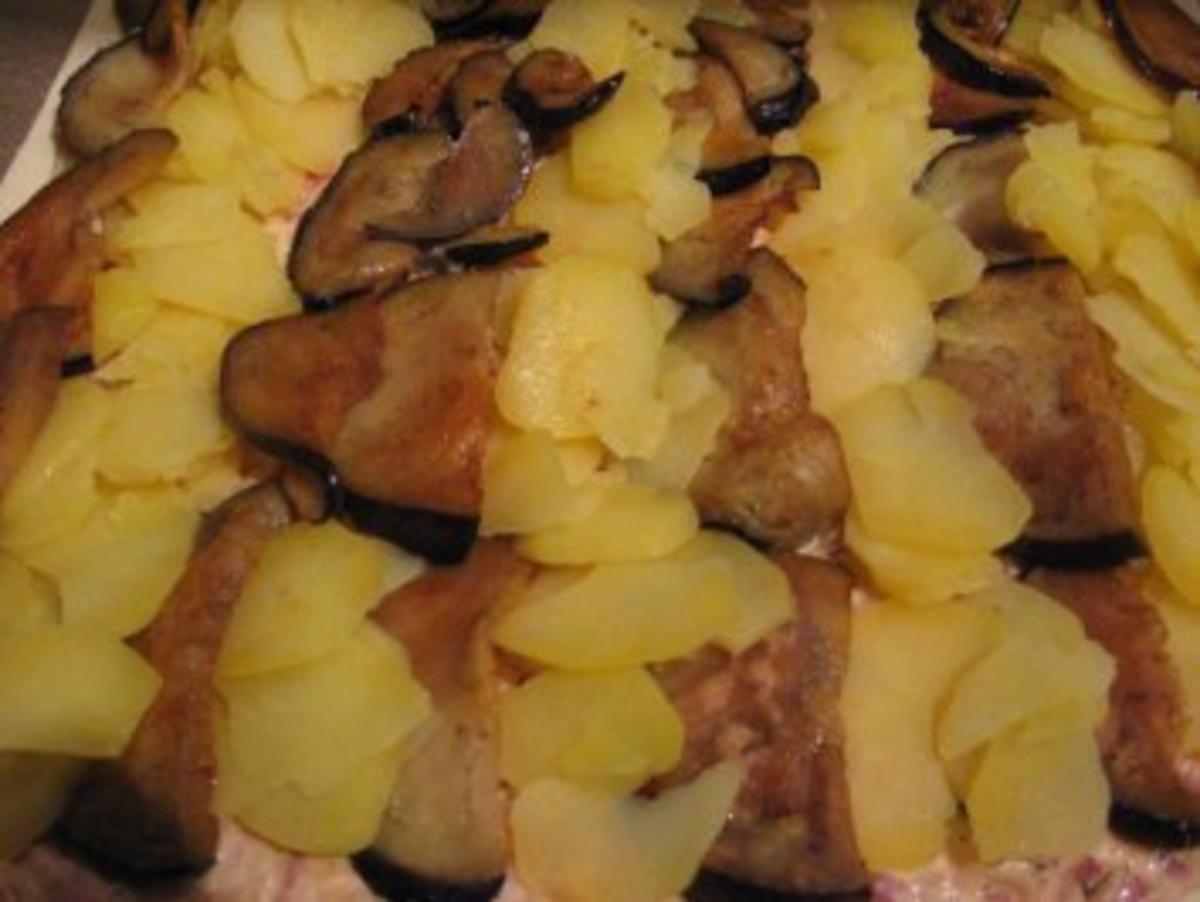 Auberginen-Kartoffel-Kuchen - Rezept - Bild Nr. 4