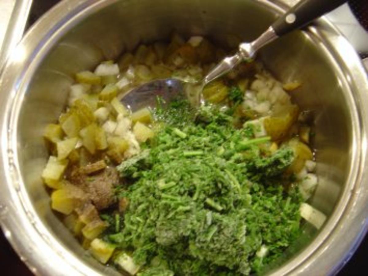 Warmer Kartoffelsalat ohne Fett, kalorienarm - Rezept - Bild Nr. 3