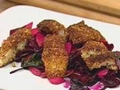 Knusperfisch auf Roter Bete - Rezept