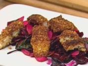 Knusperfisch auf Roter Bete - Rezept