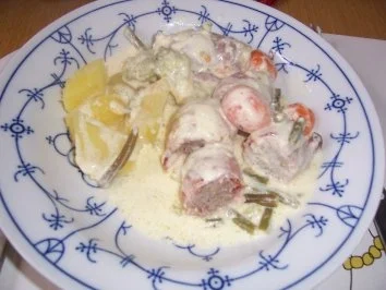 Hackfleisch...Mettröllchen im Gemüsebett - Rezept - Bild Nr. 8