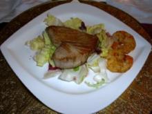 Thunfisch auf Salat - Rezept