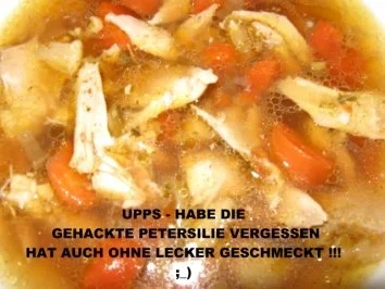 Hühnersuppe kräftig - etwas anders - Rezept - Bild Nr. 12