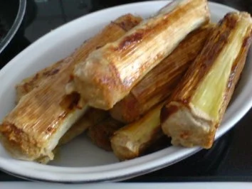 Rezept: Gefüllter Porree Gefüllter Porree - Rezept