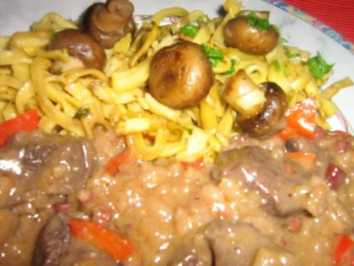 Champignon-Tagliatelle mit Kräutern - Rezept - Bild Nr. 5