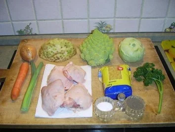 Romanesco Hühnersuppe - Rezept - Bild Nr. 2