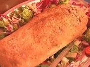 Schinken-Mangold-Mozzarella-Mélange im Brotmantel an Safran–Kartoffeln - Rezept - Bild Nr. 8