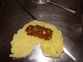 Gefüllte Wirsingröllchen - Rezept - Bild Nr. 4