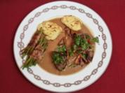 Boeuf Bourguignon, grüne Bohnen provençale und Sellerie-Kartoffelpüree (Ralph Morgenstern) - Rezept