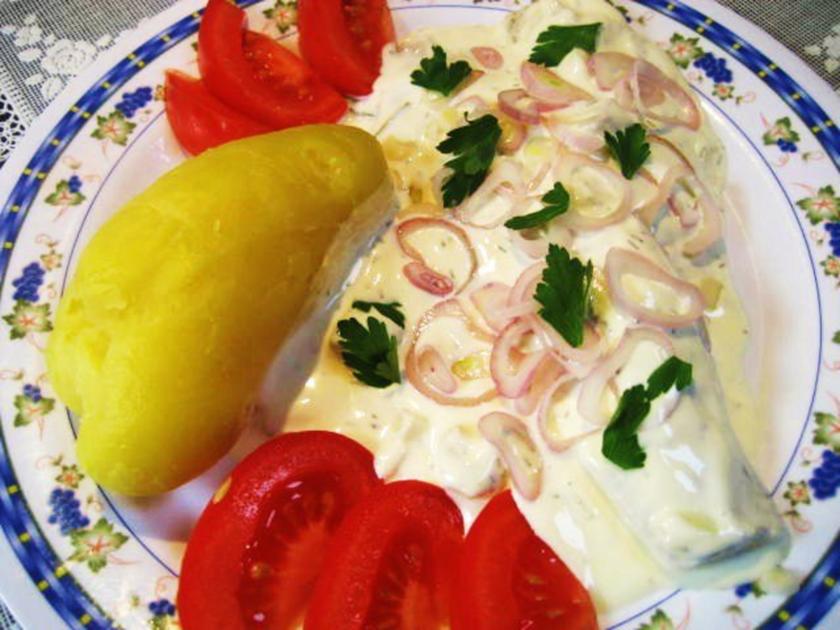 Matjesfilets nach der berühmten &amp;quot;Hausfrauen-Art&amp;quot; - Rezept - kochbar.de