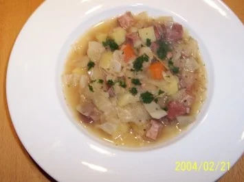Weißkrauteintopf - Rezept