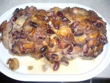 Hauptgericht: Bohnen und Champignon geben sich ein Stelldichein im Hackbraten - Rezept - Bild Nr. 5