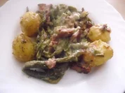 Kassler-Pfanne mit Bohnen - Rezept