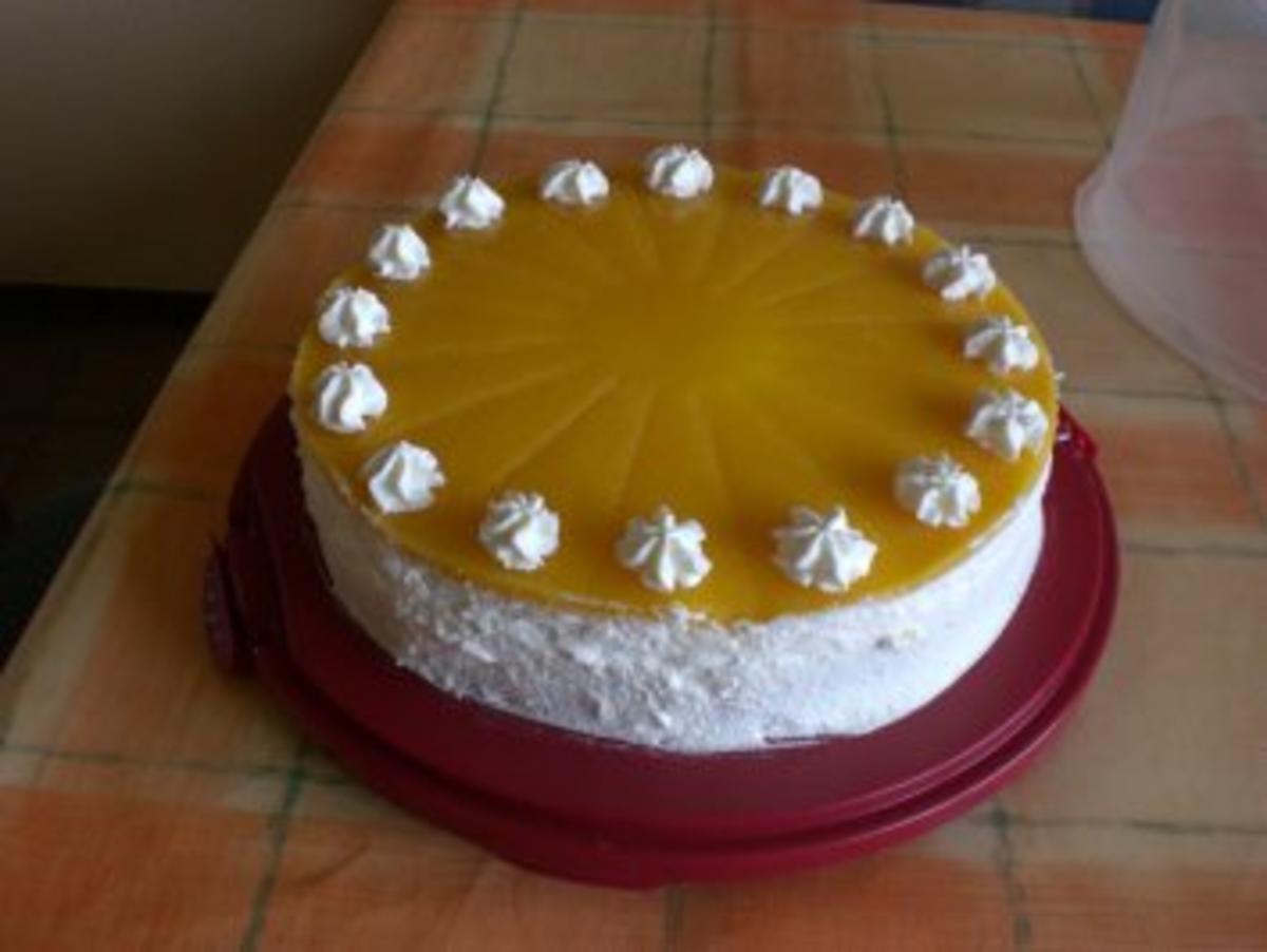 Pfirsich Aranca Torte - Rezept