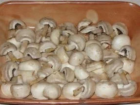 Vegetarisches - Überbackene Champignons - Rezept - Bild Nr. 2