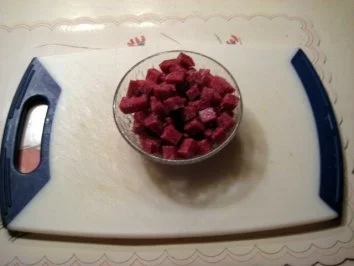 Rührei mit Salamiwürfel - Rezept - Bild Nr. 4