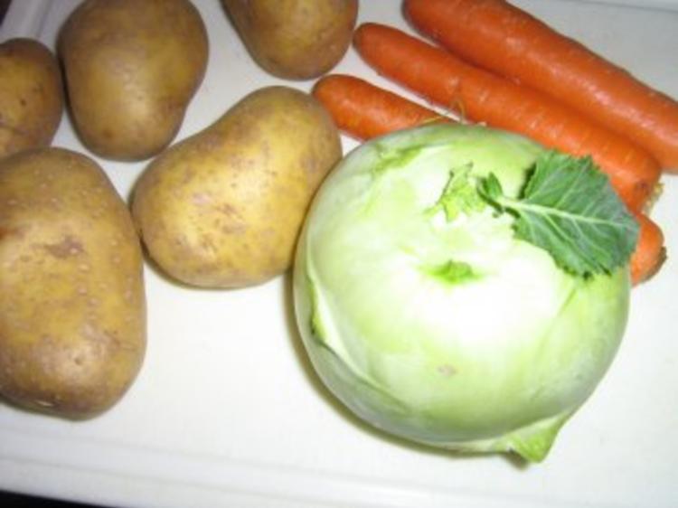 Kartoffel-Karotten-Kohlrabi-Gratin - Rezept - kochbar.de