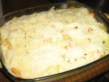 Rezept: Kartoffel-Karotten-Kohlrabi-Gratin Bild Nr. 5 Kartoffel-Karotten-Kohlrabi-Gratin - Rezept - Bild Nr. 5