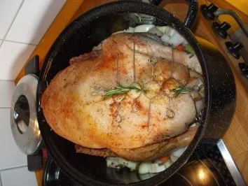 Gefüllte Gans - Rezept