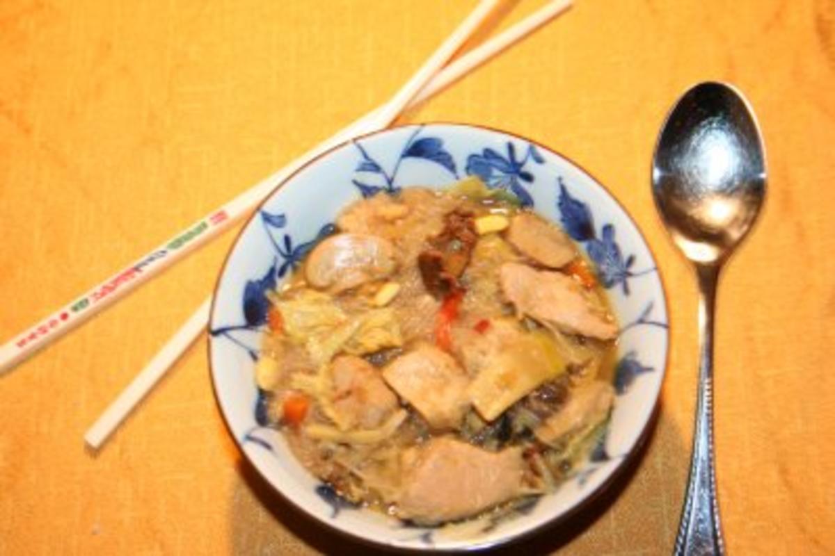 Bilder für Hühnersuppe deutsch-chinesich - Rezept