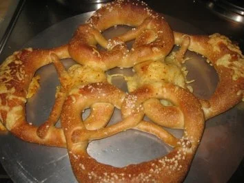 Brotzeit/ Snack: Käsebrezel Reigen - Rezept - Bild Nr. 2